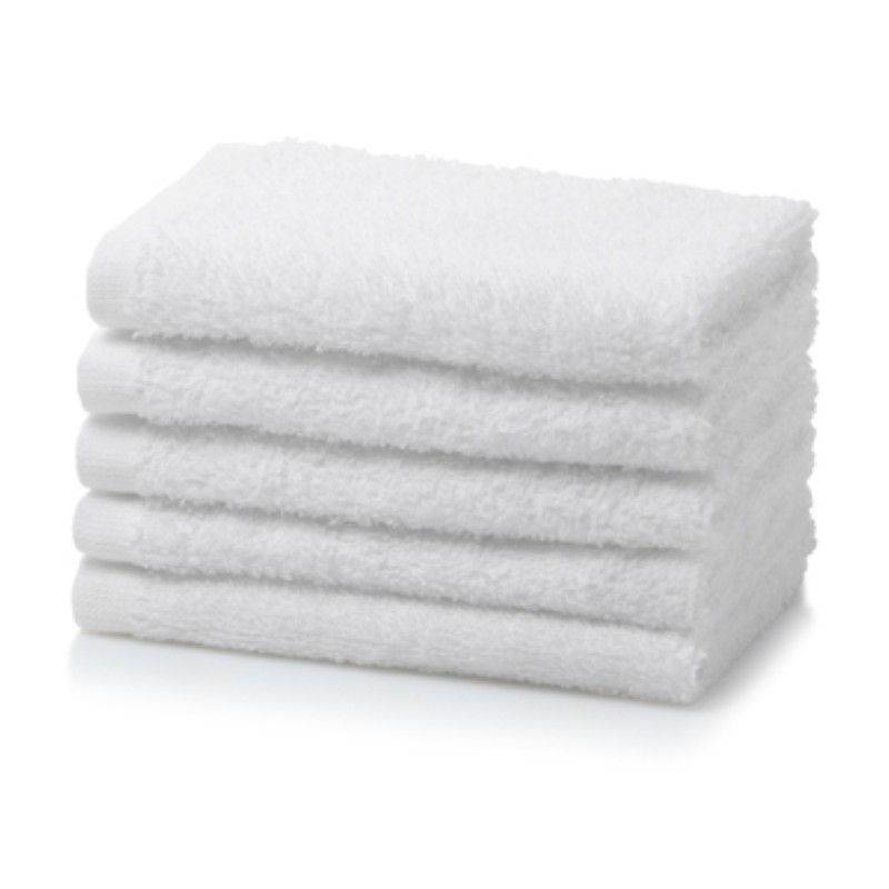 550 GSM white hand towels